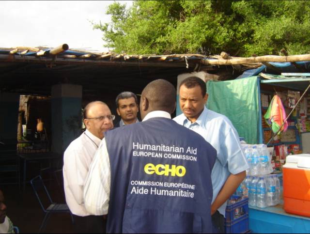 Owner-supplied photograph from a humanitarian field visit